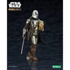 ARTFX Star Wars: Mandalorian & Grogu With Beskar Staff 1/10 [Kotobukiya] -Modelos Tienda De Ventas artfx star wars mandalorian grogu with beskar staff 110 kotobukiya 1 10