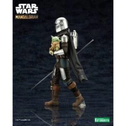 ARTFX Star Wars: Mandalorian & Grogu With Beskar Staff 1/10 [Kotobukiya] -Modelos Tienda De Ventas artfx star wars mandalorian grogu with beskar staff 110 kotobukiya 1 3