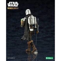 ARTFX Star Wars: Mandalorian & Grogu With Beskar Staff 1/10 [Kotobukiya] -Modelos Tienda De Ventas artfx star wars mandalorian grogu with beskar staff 110 kotobukiya 1 4
