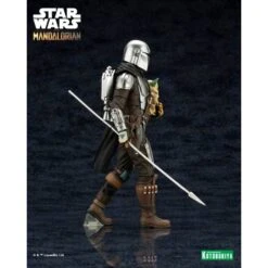 ARTFX Star Wars: Mandalorian & Grogu With Beskar Staff 1/10 [Kotobukiya] -Modelos Tienda De Ventas artfx star wars mandalorian grogu with beskar staff 110 kotobukiya 1 8