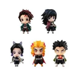 Demon Slayer: Kimetsu No Yaiba Tanjiro And The Pillars Mascot Limited A & B Set [Megahouse] -Modelos Tienda De Ventas demon slayer kimetsu no yaiba tanjiro and the pillars mascot limited a b set megahouse 1 1