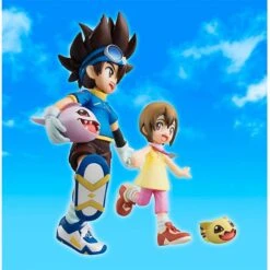 MegaHouse Digimon Adventure - Yagami Hikari & Yagami Taichi & Nyaromon & Koromon Limited Edition [G.E.M.] -Modelos Tienda De Ventas digimon adventure yagami hikari yagami taichi nyaromon koromon limited edition gem 1 2