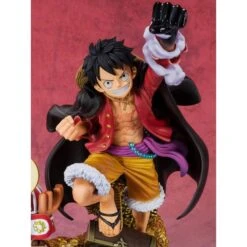 Bandai Figuarts ZERO: One Piece - Monkey D. Luffy - 100th Anniversary Of WT100 Edition [Unused Figure/ Damaged Box] -Modelos Tienda De Ventas figuarts zero one piece monkey d luffy 100th anniversary of wt100 edition unused figure damaged box 1 7