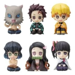 Kimetsu No Yaiba Osuwari Mascot 6 Pack Box [Revolve]