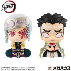 MegaHouse Look Up: Kimetsu No Yaiba Demon Slayer - Uzui Tengen & Himejima Gyoumei Set LIMITED EDITION + BONUS [Bandai] -Modelos Tienda De Ventas look up kimetsu no yaiba demon slayer uzui tengen himejima gyoumei set limited edition bonus bandai 1 5