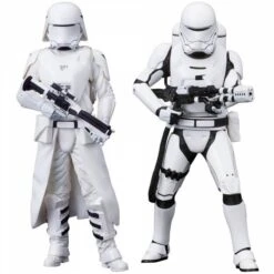 Kotobukiya Star Wars: The Force Awakens - First Order Snowtrooper & Flametrooper Set [ARTFX+] -Modelos Tienda De Ventas star wars the force awakens first order snowtrooper flametrooper set artfx 1 7