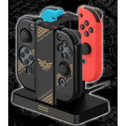 Bandai The Legend Of Zelda Joy-Con Charging Stand + PC Hard Cover Set For Nintendo Switch [Hori]