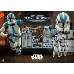 TV Masterpiece DX: Star Wars - Obi-Wan Kenobi 1/6 (501st Legion Clone Trooper) [Hot Toys] -Modelos Tienda De Ventas tv masterpiece dx star wars obi wan kenobi 16 501st legion clone trooper hot toys 1 7