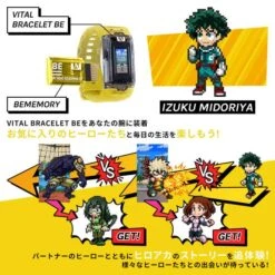 Vital Bracelet BE: Fitness Tracker - My Hero Academia Special Set (LIMITED EDITION) [Bandai] -Modelos Tienda De Ventas vital bracelet be fitness tracker my hero academia special set limited edition bandai 1 9