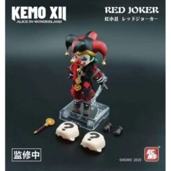 XEMO XII DOLL: Alice In Wonderland - Red Joker Deformed Action Doll [Kemo] -Modelos Tienda De Ventas xemo xii doll alice in wonderland red joker deformed action doll kemo 1 8